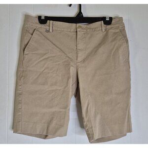 Lauren Ralph Lauren Women's Chino Khaki Beige Shorts Beach Boardwalk Size 8